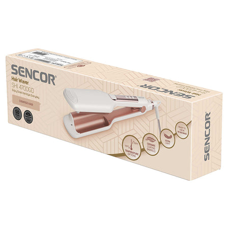 Placă ondulat păr ceramică, afișaj digital, Sencor S-SHI4700GD