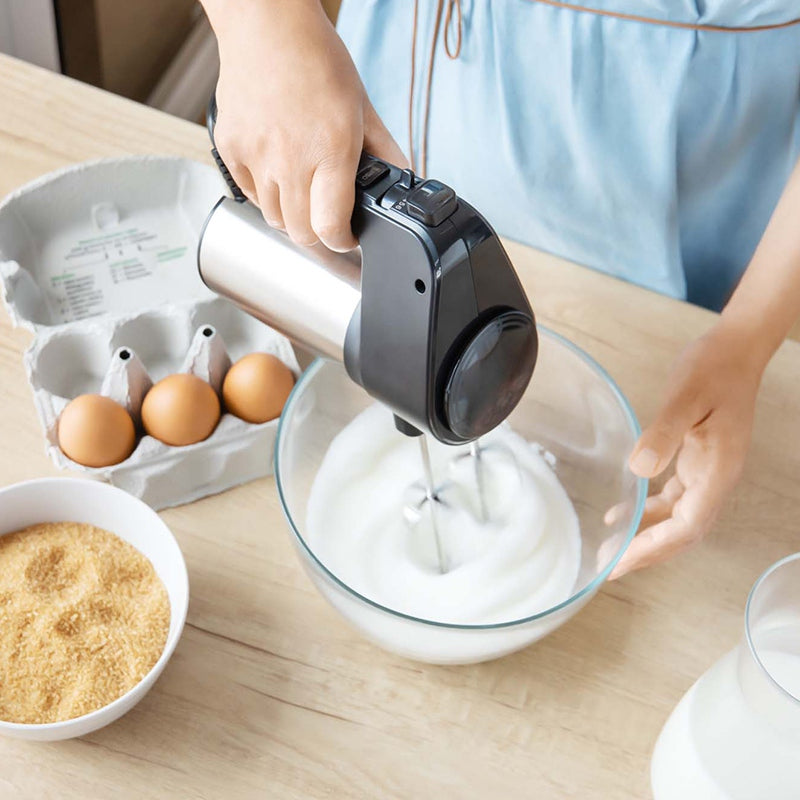 Mixer de mână 6 viteze, 400 W, accesorii inox, design ergonomic, Sencor S-SHM5207SS
