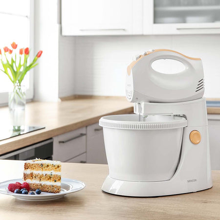 Mixer cu bol rotativ, 5 viteze, 500 W, silențios, Sencor S-SHM5330-EUE