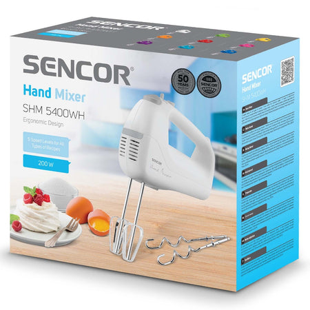 Mixer de mână 200 W cu 5 viteze Sencor