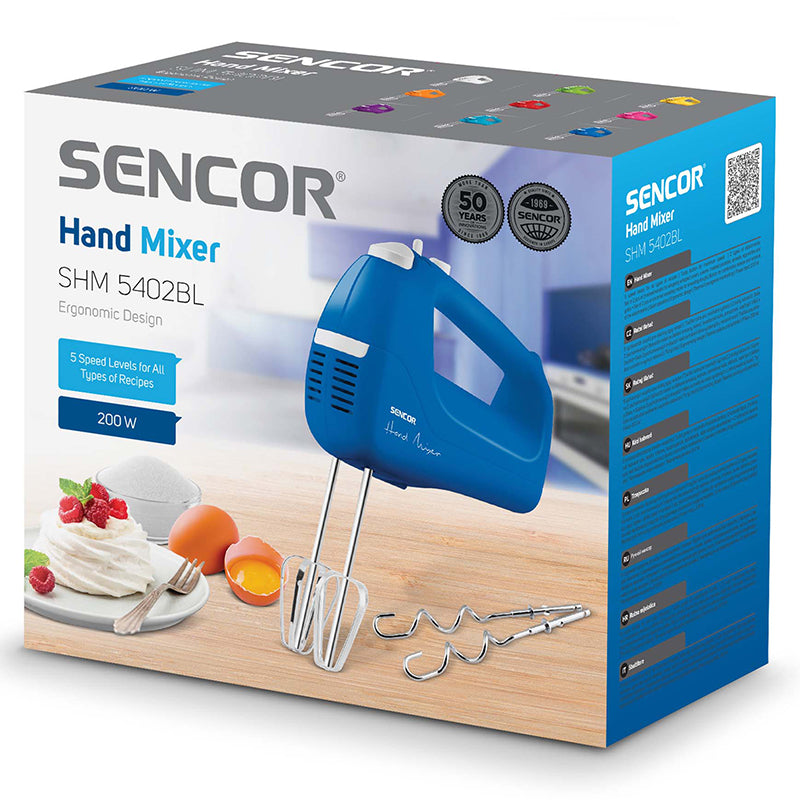 Mixer de mână 200 W cu 5 viteze Sencor