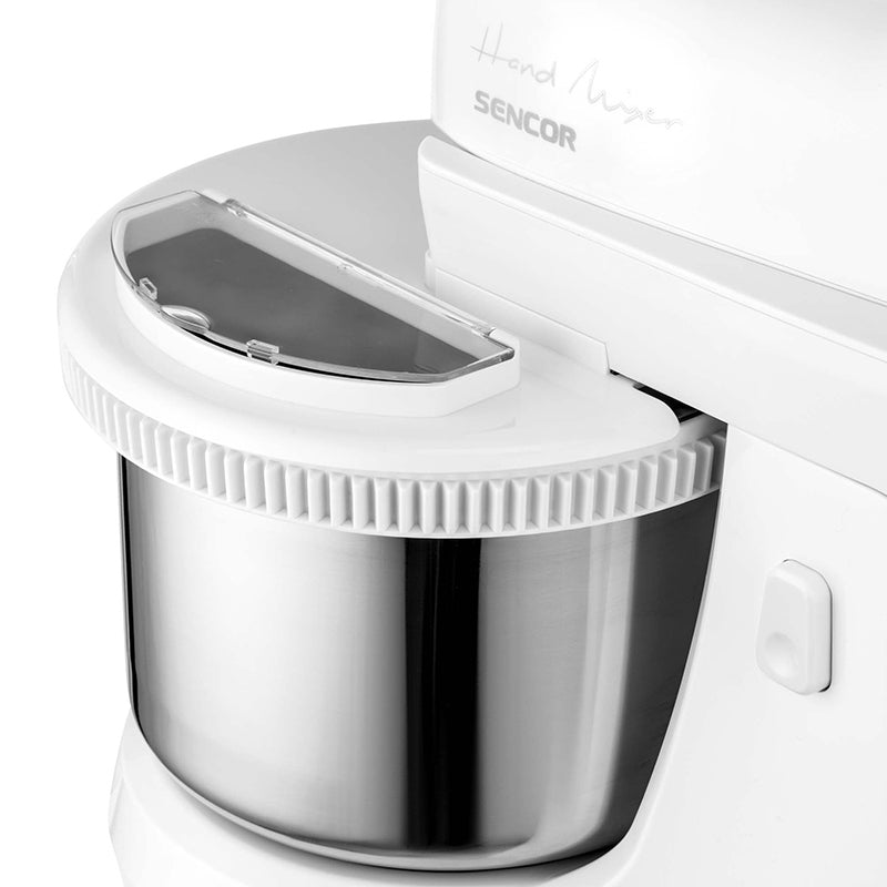 Mixer cu bol rotativ, 5 viteze, 500 W, accesorii inox, Sencor S-SHM6206SS