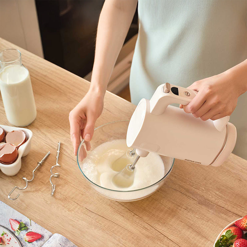 Mixer de mână 8 viteze, baterie 2000 mAh, fără fir Sencor S-SHM9130WH