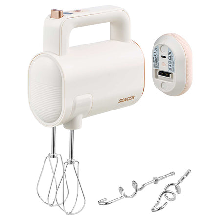 Mixer de mână 8 viteze, baterie 2000 mAh, fără fir Sencor S-SHM9130WH