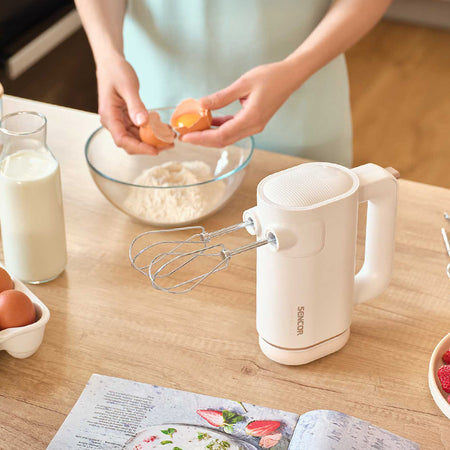 Mixer de mână 8 viteze, baterie 2000 mAh, fără fir Sencor S-SHM9130WH