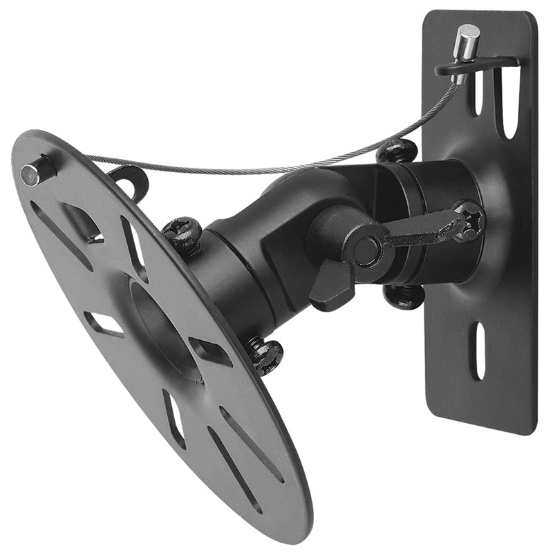 Suport perete cu înclinare pentru difuzoare, negru, max 15 kg Stell S-SHO1110