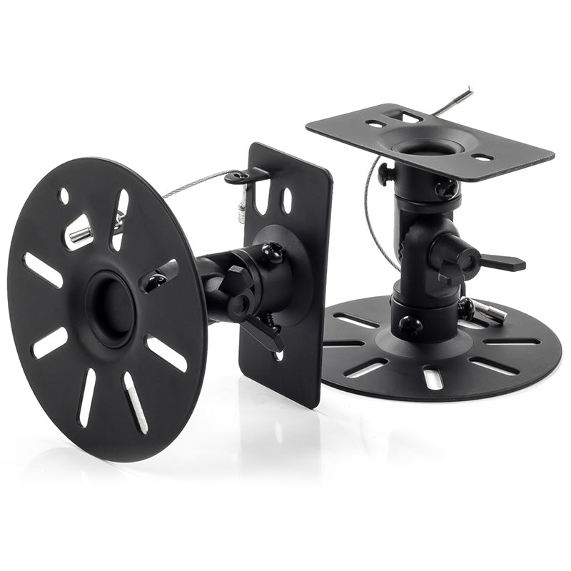 Suport perete cu înclinare pentru difuzoare, negru, max 15 kg Stell S-SHO1110