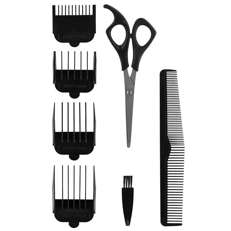 Aparat de tuns ergonomic cu 4 accesorii, negru, Sencor S-SHP460CH