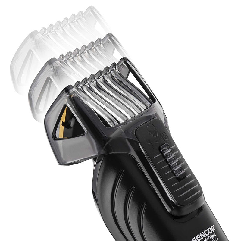 Set aparat de tuns cu 7 capete, alimentare rețea sau baterie, Sencor S-SHP7201SL