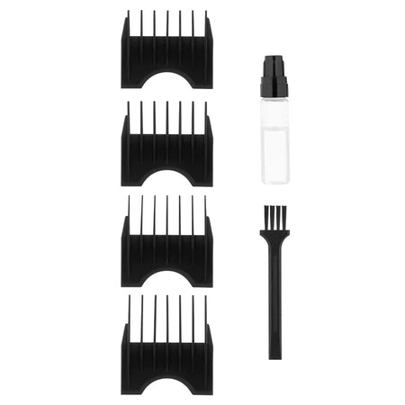 Aparat tuns cu afișaj LED, lame titan, 4 capete, baterie 2500 mAh Sencor S-SHP8900BK