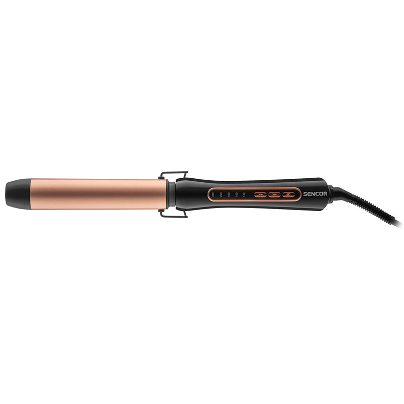 Ondulator ceramic pentru păr 33 mm, 62 W, Reglare temperatură, Sencor S-SHS0920BK