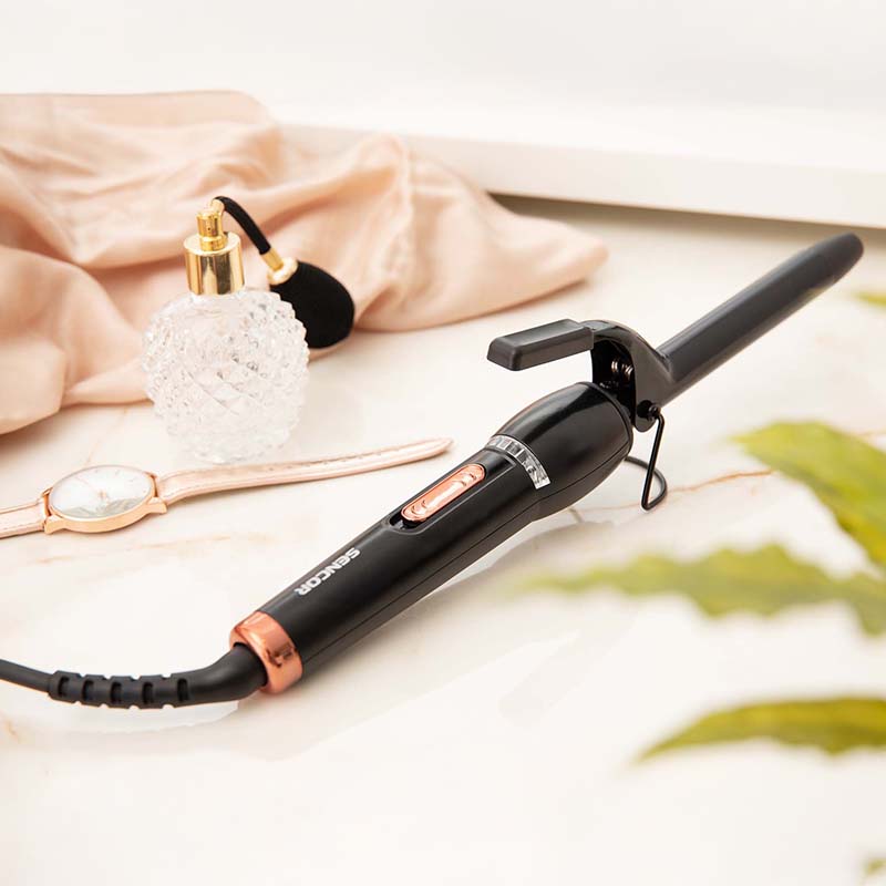 Ondulator de păr ceramic 19 mm DeepBlack extra neted Sencor S-SHS8603BK