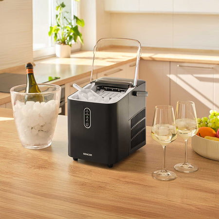 Aparat de cuburi de gheață 12 kg, rezervor 1 l, 120 W, Sencor S-SIM2500BK