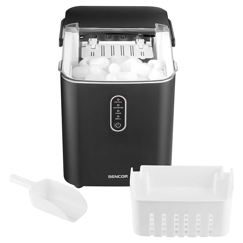 Aparat de cuburi de gheață 12 kg, rezervor 1 l, 120 W, Sencor S-SIM2500BK