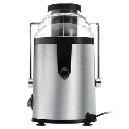 Storcător de fructe 400 W cu microfiltru inox și tub larg Sencor S-SJE741SS