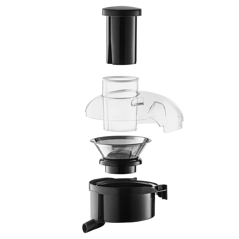 Storcător de fructe 400 W cu microfiltru inox și tub larg Sencor S-SJE741SS