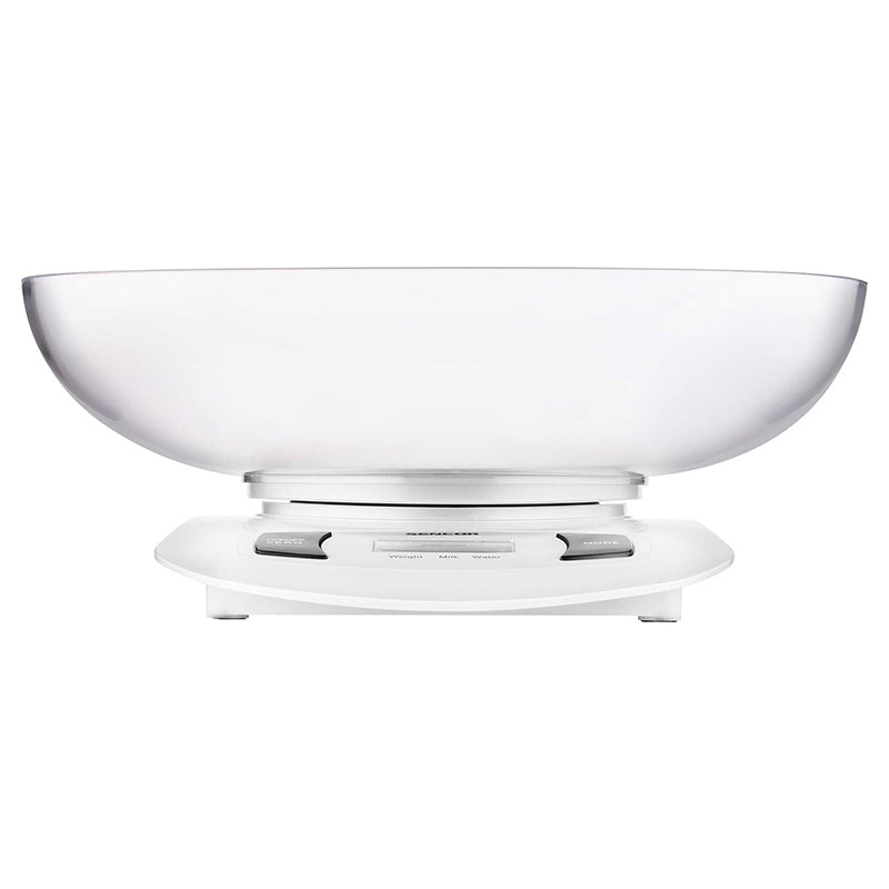 Cântar bucătărie cu bol detașabil, LCD, 5 kg Sencor S-SKS4001WH