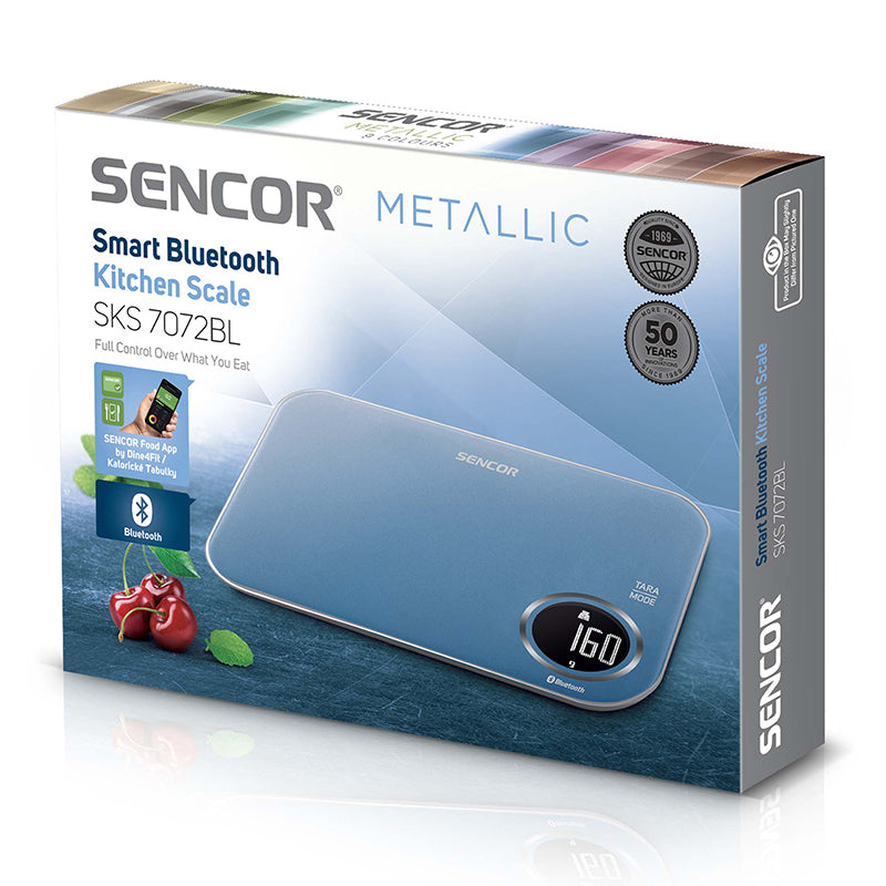 Cântar de bucătărie smart Bluetooth cu aplicație Sencor FOOD, Sencor
