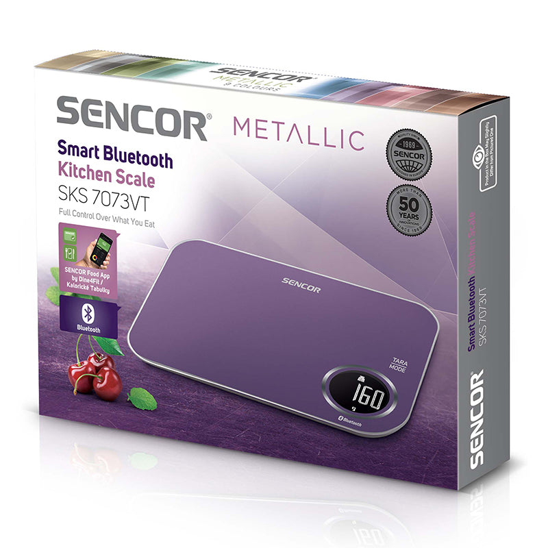 Cântar de bucătărie smart Bluetooth cu aplicație Sencor FOOD, Sencor