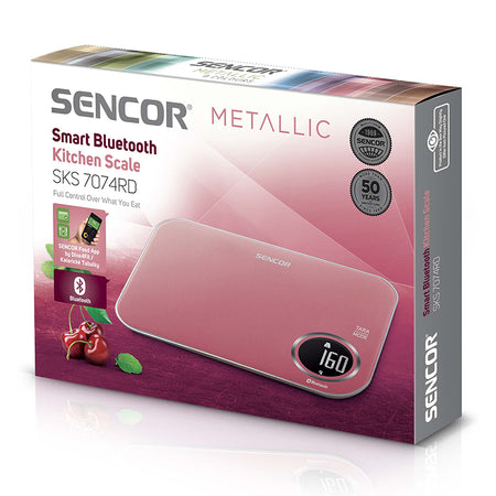 Cântar de bucătărie smart Bluetooth cu aplicație Sencor FOOD, Sencor