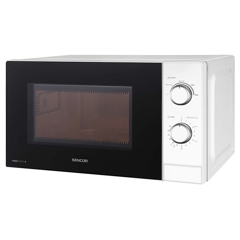 Cuptor cu microunde de 20 l și 700 W cu control mecanic Sencor S-SMW1718WH