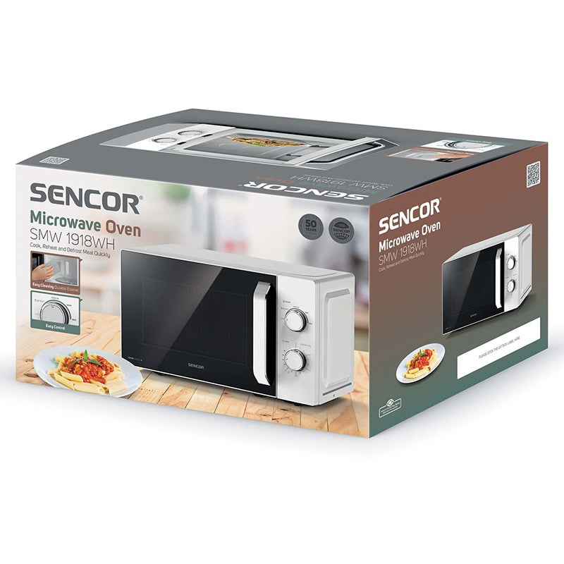 Cuptor cu microunde de 20 l cu putere de 700 W Sencor S-SMW1918WH