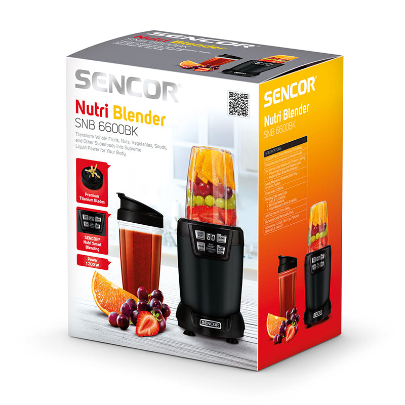 Blender Nutri Smoothie cu 1200 W și recipiente Tritan Sencor
