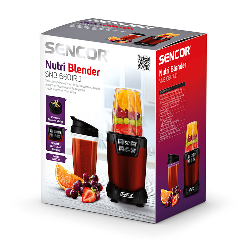 Blender Nutri Smoothie cu 1200 W și recipiente Tritan Sencor