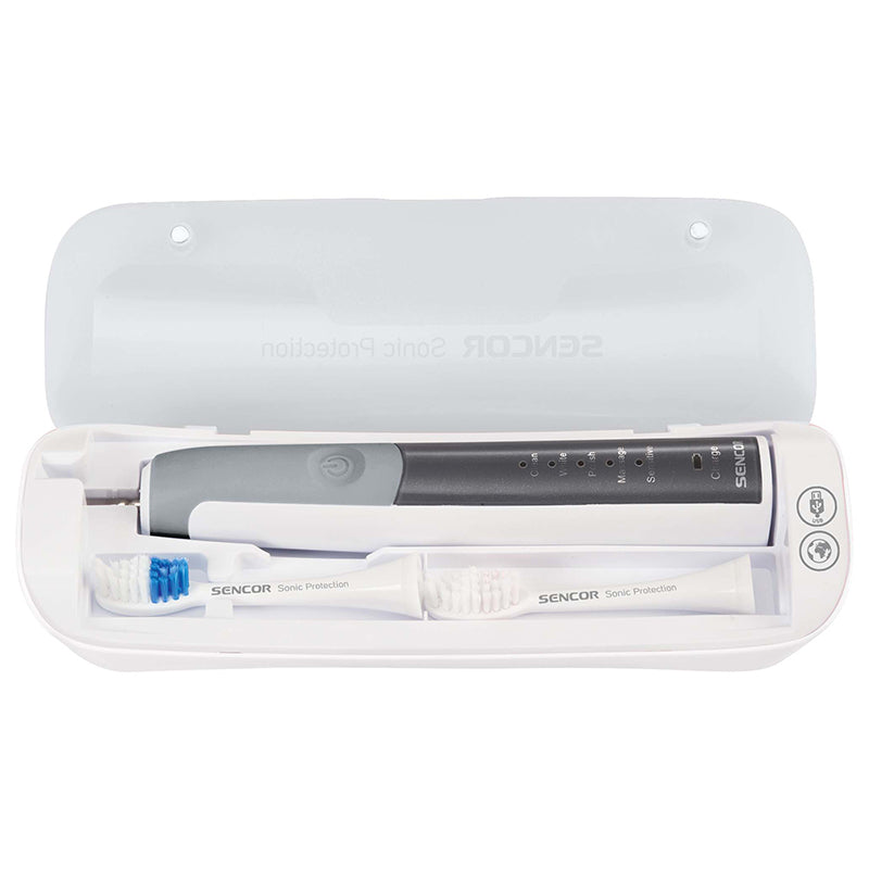 Periuță electrică sonică cu 5 programe de curățare Sencor S-SOC2200SL