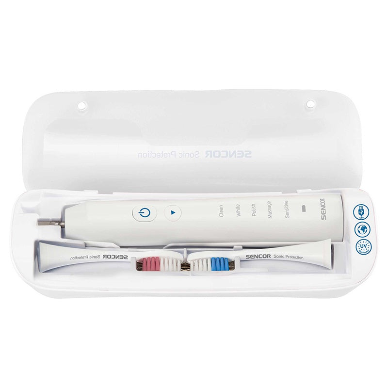 Periuță electrică sonică cu sterilizator UV și 5 programe Sencor
