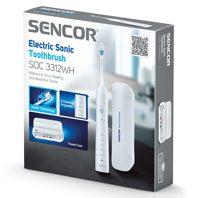 Periuță electrică sonică cu sterilizator UV și 5 programe Sencor