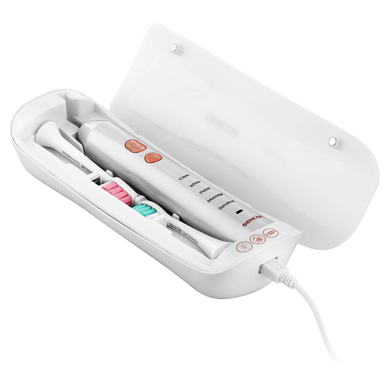 Periuță electrică sonică cu sterilizator UV și 5 programe Sencor