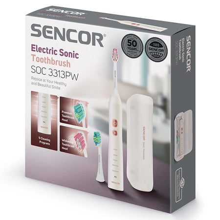 Periuță electrică sonică cu sterilizator UV și 5 programe Sencor