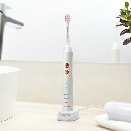 Periuță electrică sonică cu sterilizator UV și 5 programe Sencor
