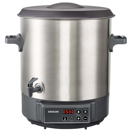 Aparat de conservare 27 l cu robinet 1800 W, oțel inoxidabil, Sencor S-SPP3200SS