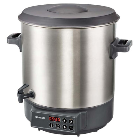 Aparat de conservare 27 l cu robinet 1800 W, oțel inoxidabil, Sencor S-SPP3200SS