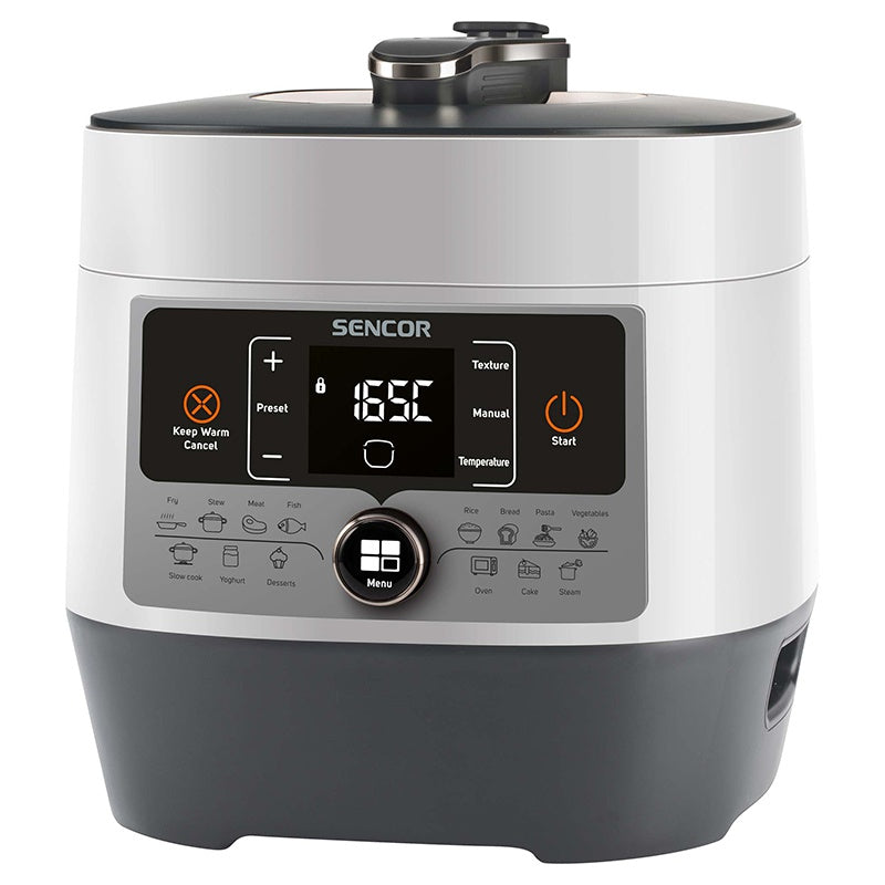 Multi cooker 14 programe 1000 W vas 5,5 l sistem siguranta Sencor S-SPR3600WH