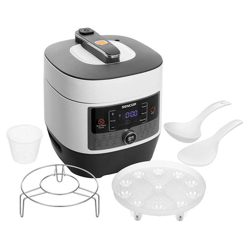 Multi cooker 14 programe 1000 W vas 5,5 l sistem siguranta Sencor S-SPR3600WH