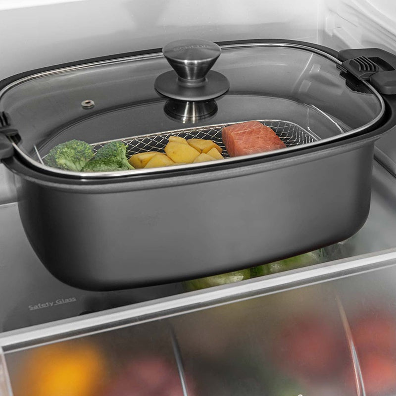 Slow cooker 6 l cu 5 setări de temperatură și funcții presetate Sencor