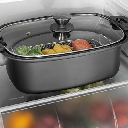 Slow cooker 6 l cu 5 setări de temperatură și funcții presetate Sencor