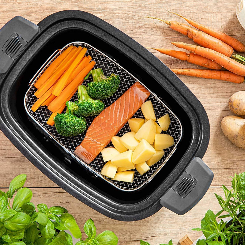 Slow cooker 6 l cu 5 setări de temperatură și funcții presetate Sencor