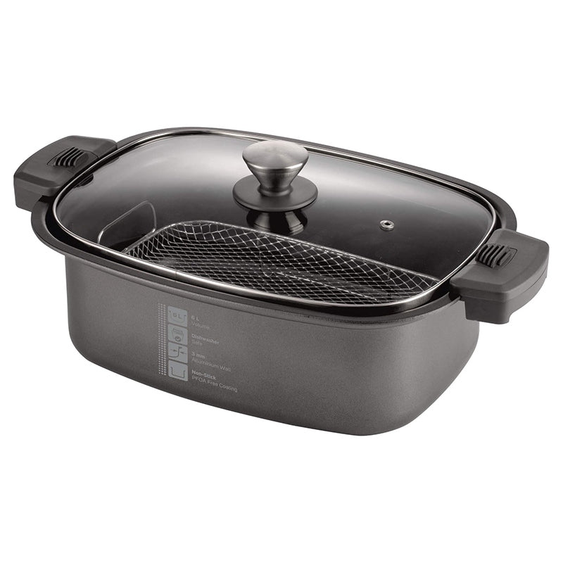 Slow cooker 6 l cu 5 setări de temperatură și funcții presetate Sencor