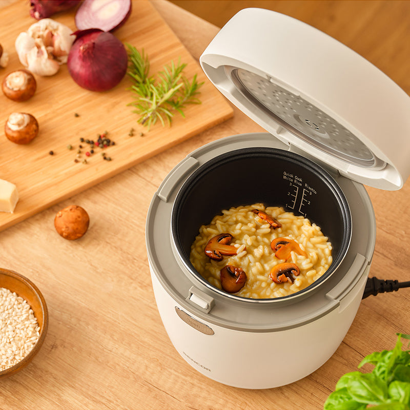 Aparat de gătit orez low carb cu funcție abur, 0,6 l, 350 W, Sencor