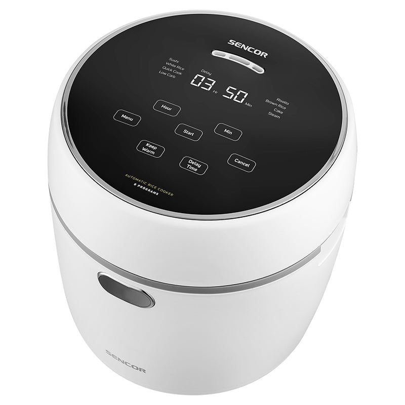 Aparat de gătit orez low carb cu funcție abur, 0,6 l, 350 W, Sencor