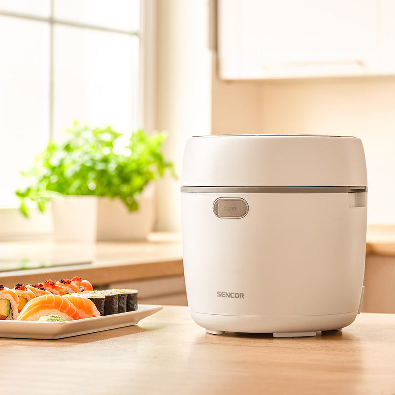 Aparat de gătit orez low carb cu funcție abur, 0,6 l, 350 W, Sencor
