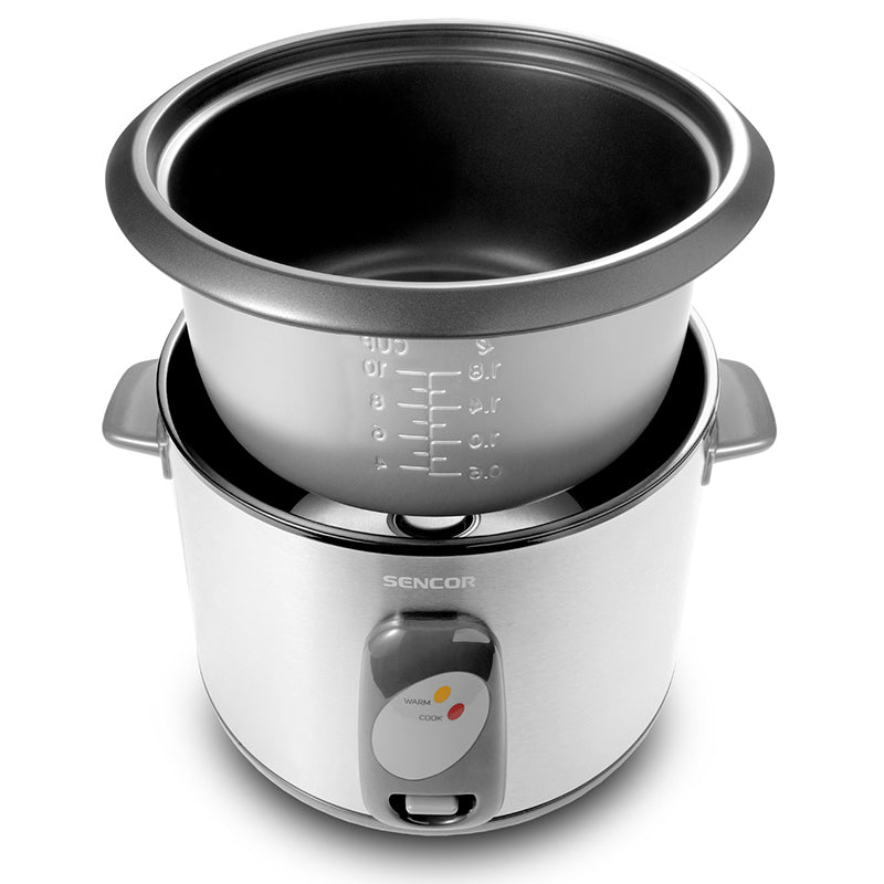 Aparat de gătit orez 1,8 l, 700 W, inox, Sencor S-SRM1800SS