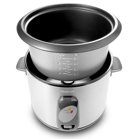 Aparat de gătit orez 1,8 l, 700 W, inox, Sencor S-SRM1800SS