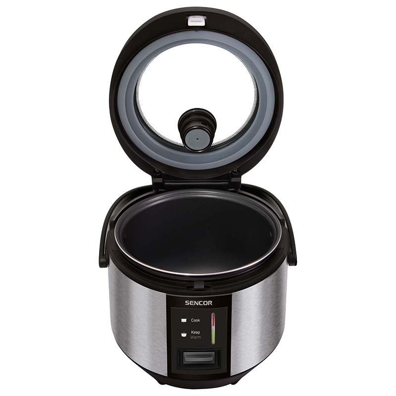 Aparat de gătit orez, 1,8 l, 830 W, vas antiaderent, Sencor S-SRM1890SS