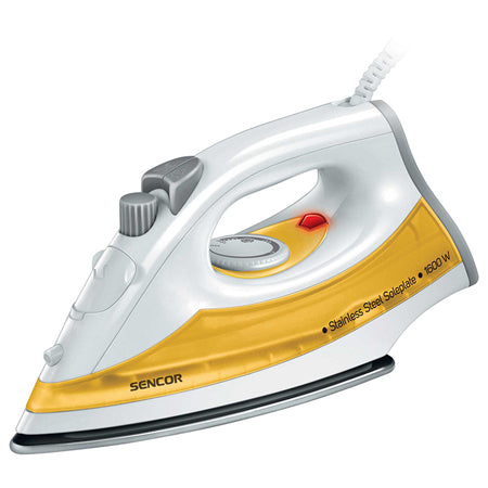 Fier de călcat 1600 W, abur vertical, autocurățare, rezervor 200 ml Sencor S-SSI2028YL