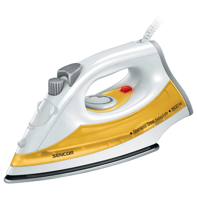 Fier de călcat 1600 W, abur vertical, autocurățare, rezervor 200 ml Sencor S-SSI2028YL